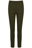 Khaki Tailored Straight Pants