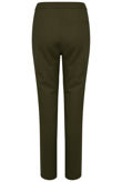 Khaki Tailored Straight Pants