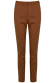 Camel Tailored Straight Pants