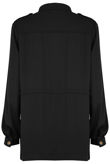 Black Zip Up Baggy Jumpers 
