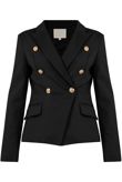 Black Double-Breasted Blazers