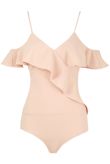 Rose Cross Over Frilled Bodysuit
