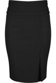 Black Leg Slit Skirt 