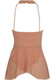 Pink Cross Over Front Cut Out Tops