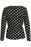 Black Polka Dot Blouse