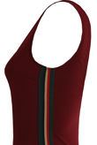 Nude Ribbed Plunge Neck Bodysuit-Copy