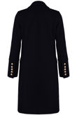 Golden Button Double Breast Long line Coat