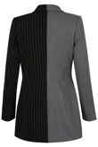 Half & Half Tie Up Coat