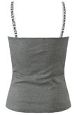 Grey Printed Straps Cami