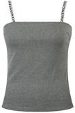 Grey Printed Straps Cami