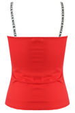 Red Printed Straps Cami