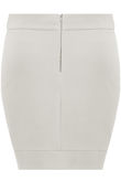 White V Cut Bandage Skirt