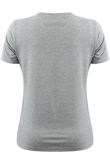 Grey Be Radiant Print Summer  Tee