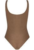 Taupe Lurex Tank Bodysuit