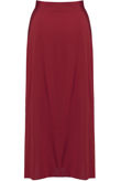 Burgundy Button Up Maxi Skirt