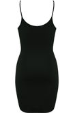 Dark Green Ribbed Jersey Cami Dress