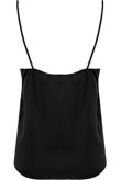 Black Scallop Net Trim Cami