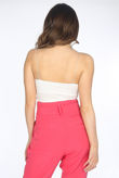 White Neon Cami Tops