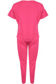 Fuchsia Sleeve Boxy Loungewear set