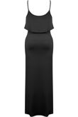  Black Block Coloured Layered Maxi Dress-Copy