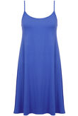 Royal Blue Block Neon Colour Sleeveless Summer Dress