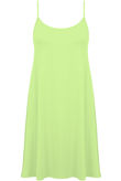 Lime Block Neon Colour Sleeveless Summer Dress