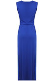 Royal Blue Elasticated Waist Maxi Dress