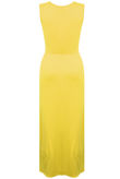 Yellow Soft Feel Elasticated Waist Maxi Dress
