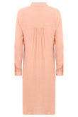 Pink Casual Rolled Up Sleeve Shirt 