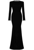 Pearl Velvet Long Sleeve Maxi Dress - mix pack