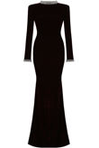 Pearl Velvet Long Sleeve Maxi Dress - mix pack