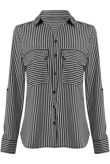 Vertical Striped Pocket Shirt