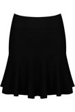 Black Knitted Mini Skirts