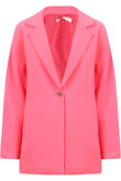 Pink Long Sleeve Easy Fit Coat