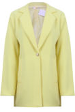 Yellow Long Sleeve Easy Fit Coat