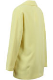 Yellow Long Sleeve Easy Fit Coat