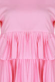 Rose Pleated Layered Tops