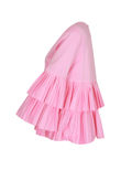 Rose Pleated Layered Tops
