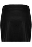 Black PVC Front Pocketed Mini Skirts