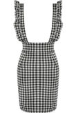 Monochrome Check Pinafore Dress