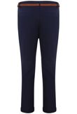 Navy Tailored Trouser with Belt