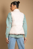Beige Paperbag Short Gilet