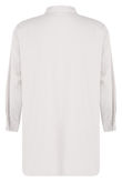 White Oversized Longline Shirt