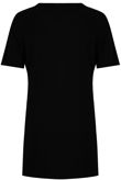 Black NYC Embossed T-Shirt Dress
