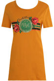 Mustard NYC Embossed T-Shirt Dress