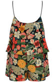 Floral Frill Cami Playsuit
