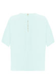 Mint Over-Sized Cropped Blouse