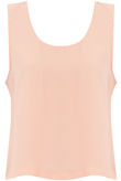 Rose Block Colour Sleeveless Tops
