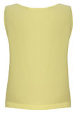 Yellow Block Colour Sleeveless Tops