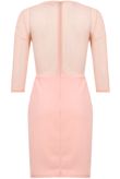 Rose Flower Lace Midi Dress